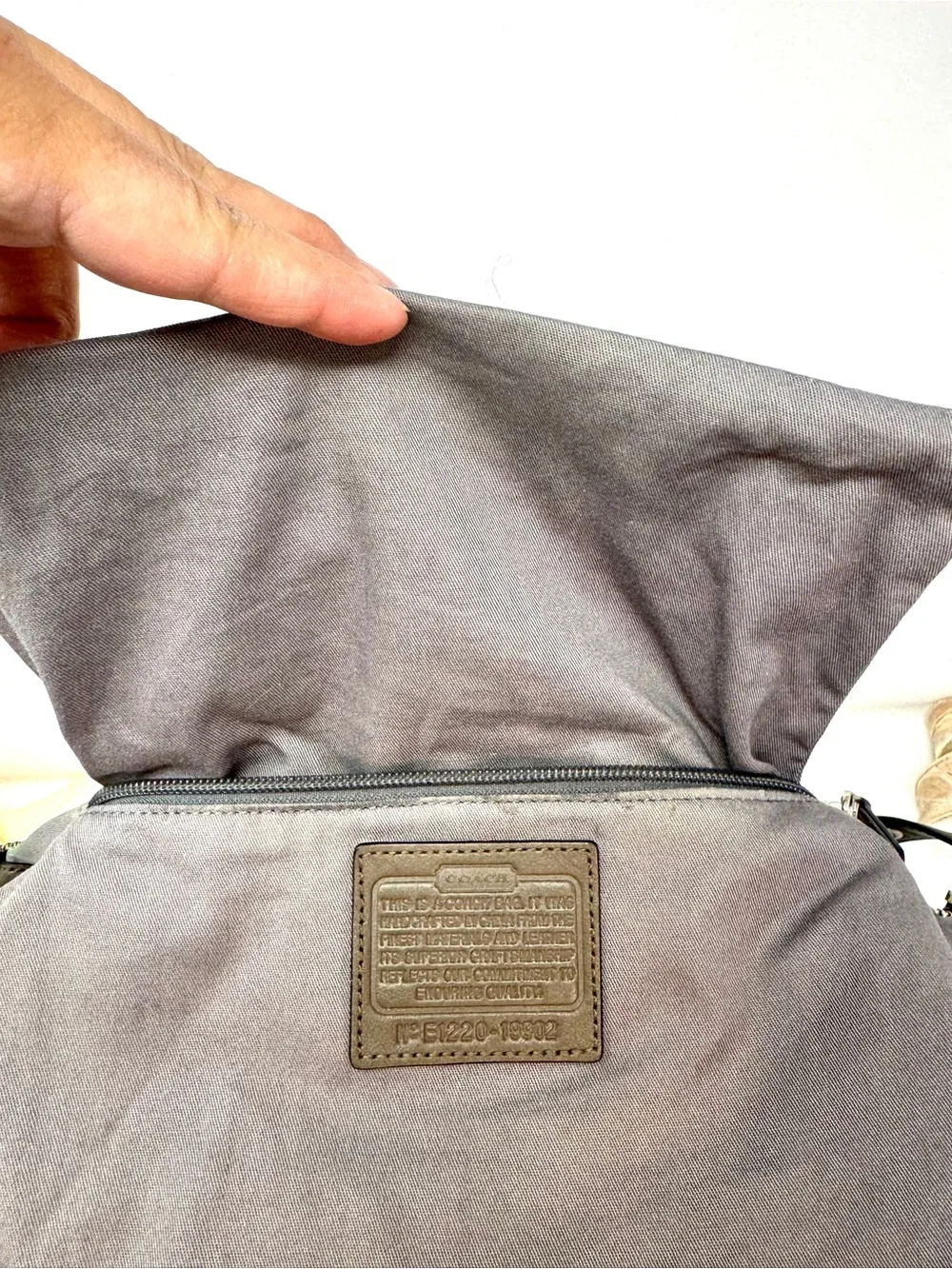 COACH Legacy Colorblock Leather Rory Satchel Bag 19902 • Excellent Condition